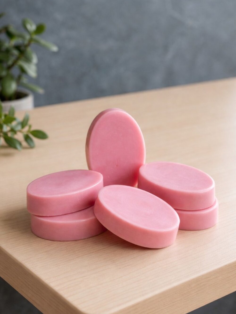 Bog Cranberry Botanical Oval Hand Poured Goat Milk Soap Bar